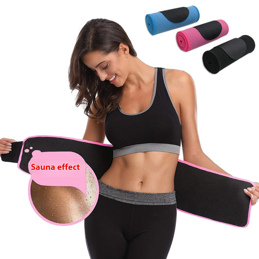 Neoprene Waist Trainer & Lumbar Support Belt | Sweat & Back Pain Relief