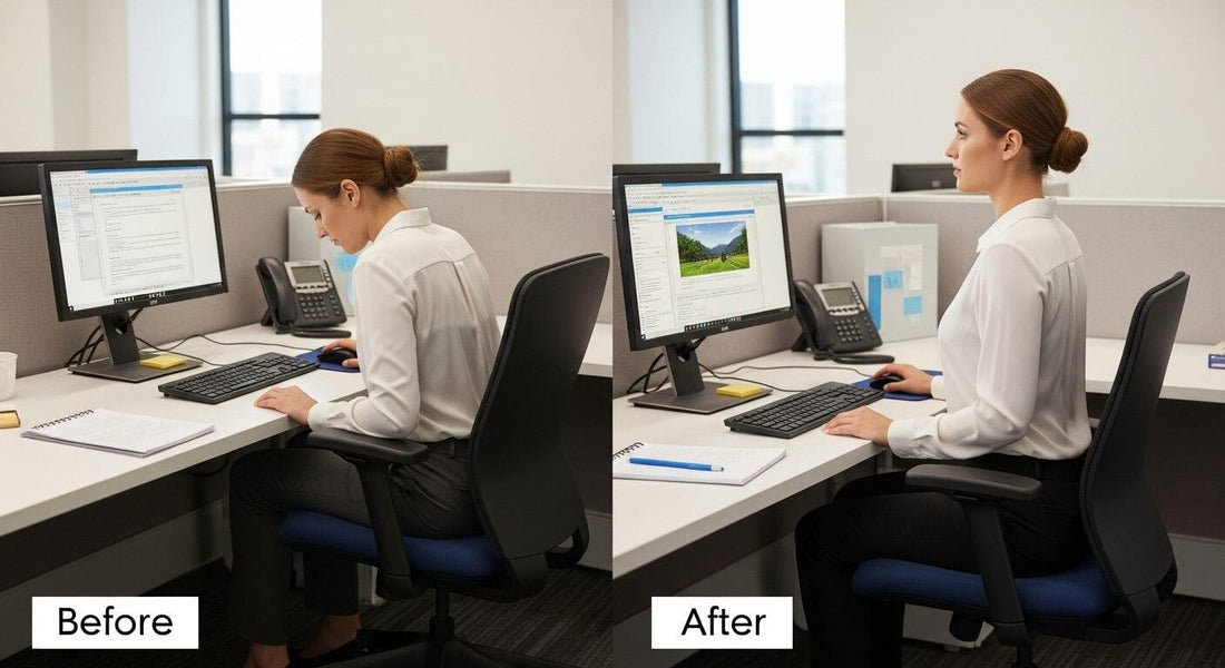 Best posture corrector brace for back pain relief and spine alignment during desk work