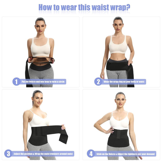 How to wear waist trimmer belt step by step — VitalWell guide India