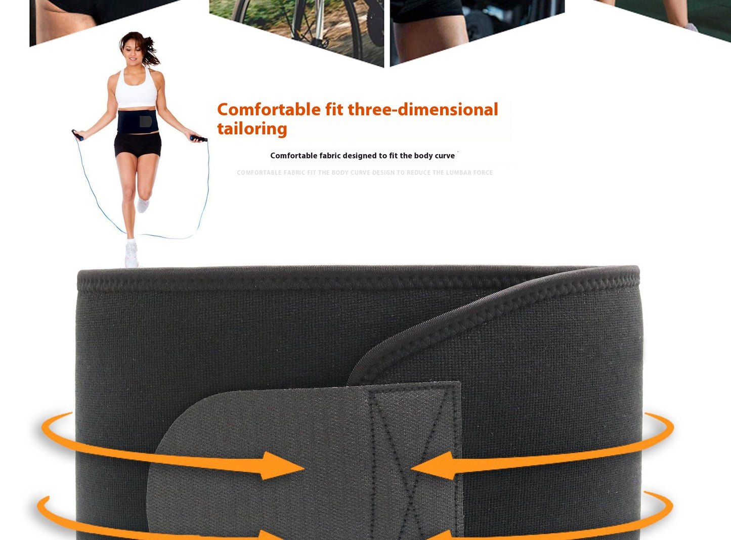 Neoprene Waist Trainer & Lumbar Support Belt | Sweat & Back Pain Relief