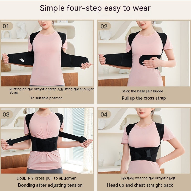 Posture Corrector for Women & Men | Invisible Back Brace & Spine Support